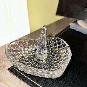 Elegant Clear Glass Jewelry Organizer